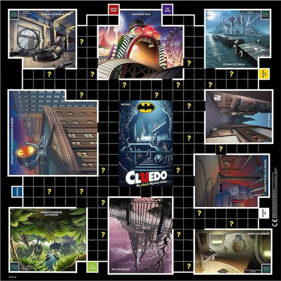 Winning Moves: Cluedo - Batman Edition Board Game (WM00839-EN1)