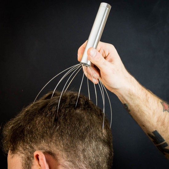 The Source Vibrating Head Massager Συσκευή Μασάζ για το κεφάλι με μεταλλική λαβή(50527)
