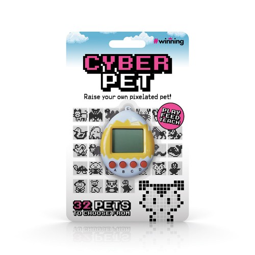 The Source Cyber Pet Καταπληκτικό ρετρό ηλεκτρονικό παιχνίδι κατοικίδιο σε σχήμα μπρελόκ(74121)