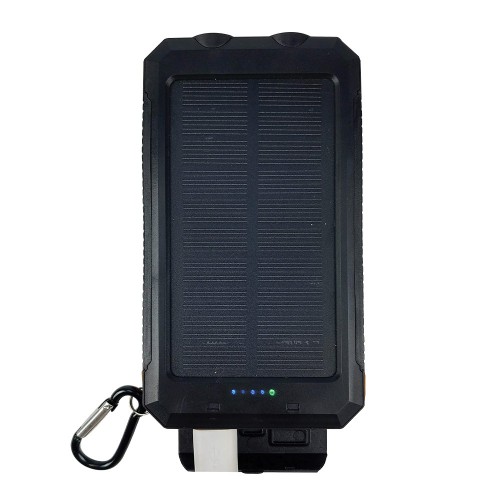 The Source Solar Powerbank 10.000mAh – Ηλιακό Powerbank με Θύρα USB Μαύρο(79154)