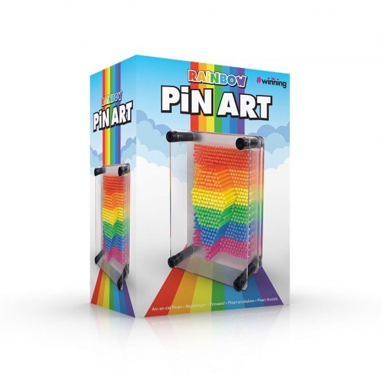 The Source Rainbow Pin Art – Επιτραπέζιο διακοσμητικό 3D Pin Art – Πολύχρωμο(88365)