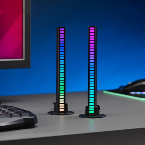 The Source Twin Pack Sound Reactive Light Bars - Σετ μπάρες με LED Equalizer που αντιδρά στη μουσική(89166) The Source Twin Pack Sound Reactive Light Bars - Σετ μπάρες με LED Equalizer που αντιδρά στη μουσική(89166)