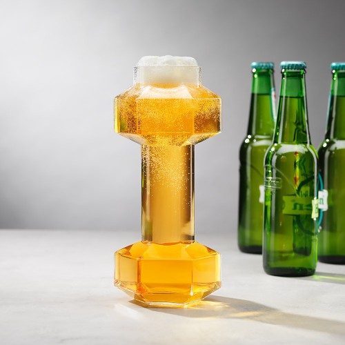 The Source Dumbbell Beer Glass-Ποτήρι μπύρας σε σχήμα βαράκι γυμναστικής(89606)