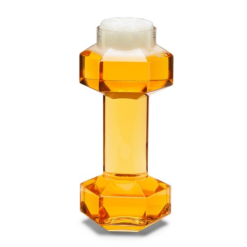 The Source Dumbbell Beer Glass-Ποτήρι μπύρας σε σχήμα βαράκι γυμναστικής(89606)