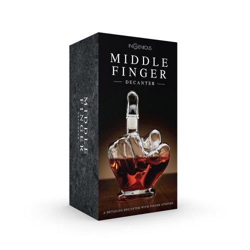 The Source Middle Finger Decanter – Άσεμνη Κανάτα με υψωμένο το Μεσαίο Δάχτυλο (94148)