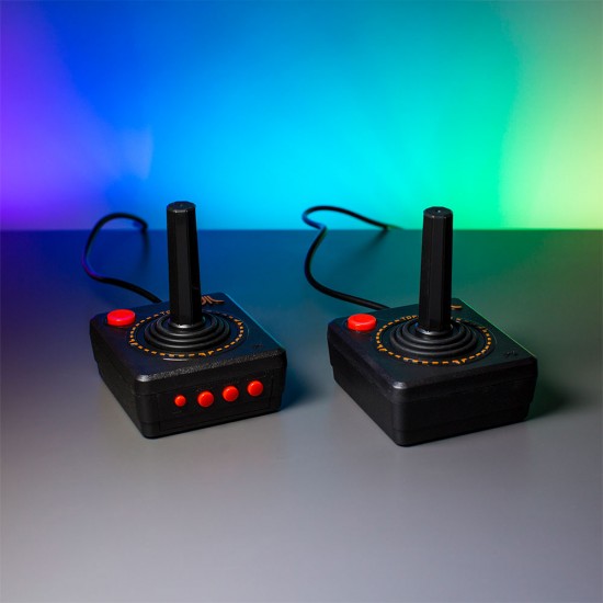 The Source Atari Flashback 12 Κονσόλα Βιντεοπαιχνιδιών με είσοδο HDMI εσωτερική μνήμη και δύο χειριστήρια (94431)