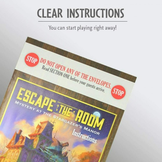 ThinkFun Παιχνίδι Λογικής Escape The Room Mystery At The Stargazers Manor (007351)
