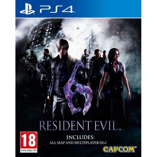 PS4 RESIDENT EVIL 6 (INCLUDES: ALL MAP AND MULTIPLAYER DLC) (023185) PS4 RESIDENT EVIL 6 (INCLUDES: ALL MAP AND MULTIPLAYER DLC) (023185)