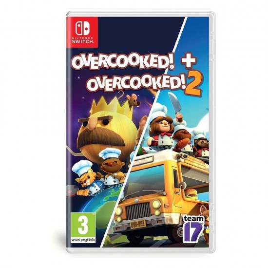 NSW Overcooked 1 Special Edition + Overcooked 2 - Double Pack (053214) NSW Overcooked 1 Special Edition + Overcooked 2 - Double Pack (053214)