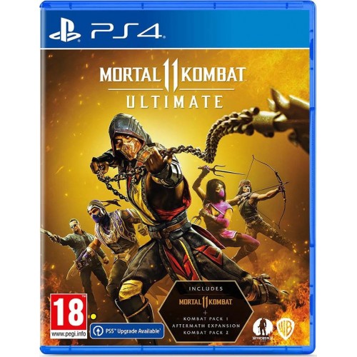 PS4 Mortal Kombat 11 - Ultimate Edition (Includes Kombat Pack 1 & 2 + Aftermath Expansion) (065025)