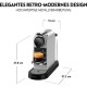 Krups Nespresso CitiZ Nespresso Capsule Coffee Machine (silver) (XN741B)