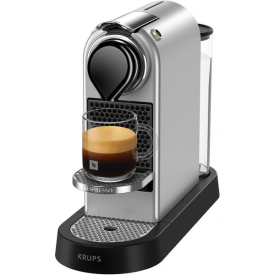 Krups Nespresso CitiZ Nespresso Capsule Coffee Machine (silver) (XN741B)