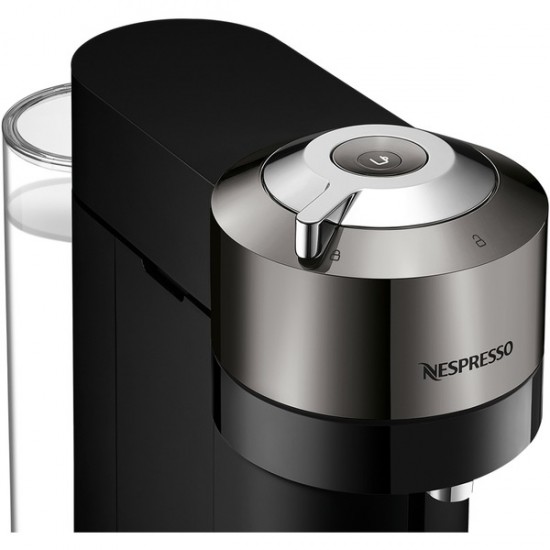 Krups Nespresso Vertuo Next Deluxe Nespresso Capsule Coffee Machine (black/chrom) (XN910C.20)