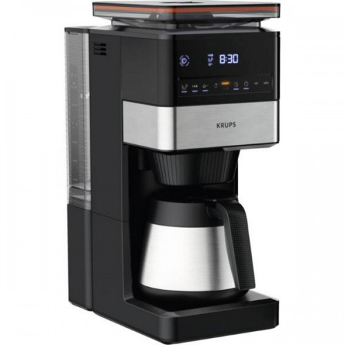 Krups Grind Aroma XL with Grinder Coffee Machine (black/stainless steel, Thermal Carafe) (KT8428)