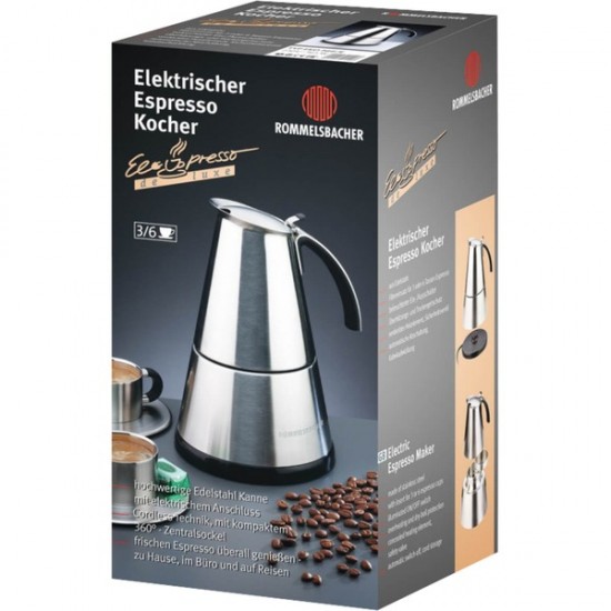 Rommelsbacher Elpresso deLuxe Coffee Machine (stainless steel) (EKO366/E)