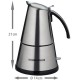 Rommelsbacher Elpresso deLuxe Coffee Machine (stainless steel) (EKO366/E)