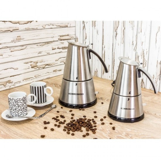 Rommelsbacher Elpresso deLuxe Coffee Machine (stainless steel) (EKO366/E)