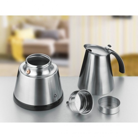 Rommelsbacher Elpresso deLuxe Coffee Machine (stainless steel) (EKO366/E)