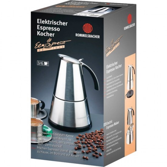 Rommelsbacher Elpresso mini Coffee Machine (stainless steel) (EKO364/E)