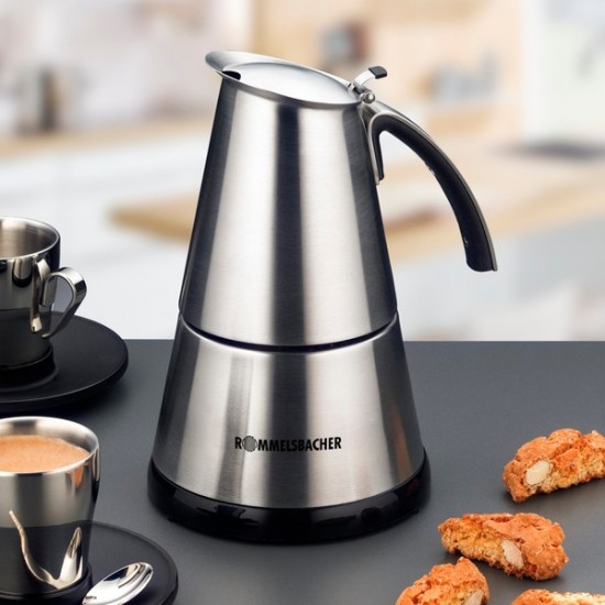 Rommelsbacher Elpresso mini Coffee Machine (stainless steel) (EKO364/E)