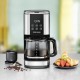 Rommelsbacher Sunny Coffee Machine (stainless steel/black, incl. Glass Carafe) (FKM 1000)