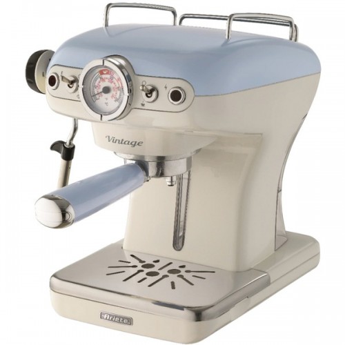 Ariete Vintage American Filter Coffee Maker (beige/light blue) (1389BL)