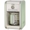 Ariete Vintage American Filter Coffee Maker (light green/cream, 4-12 Cups) (1342GR)