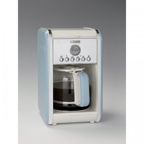 Ariete Vintage American Filter Coffee Maker (light blue/cream, 4-12 Cups) (1342BL)