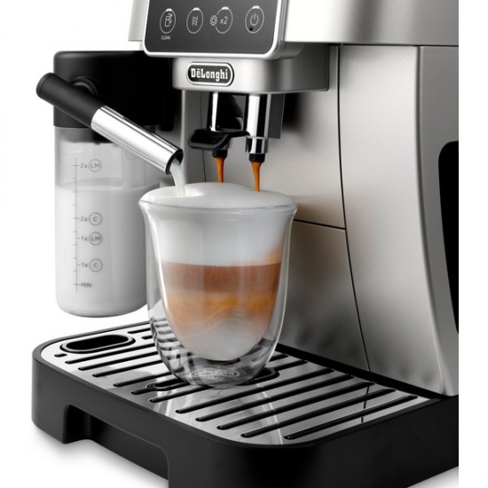 DeLonghi Magnifica Start Milk ECAM220.80.SB Coffee Machine (silver/black) (0132217144)