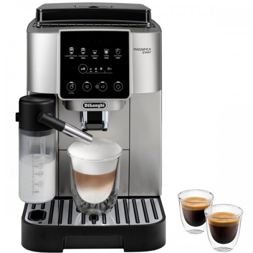 DeLonghi Magnifica Start Milk ECAM220.80.SB Coffee Machine (silver/black) (0132217144)