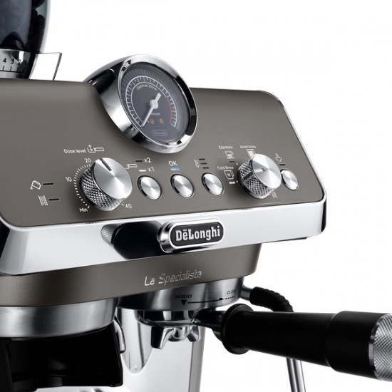 DeLonghi La Specialista Arte Evo Titan - Cold Brew Coffee Machine (titanium/stainless steel) (0132126132)
