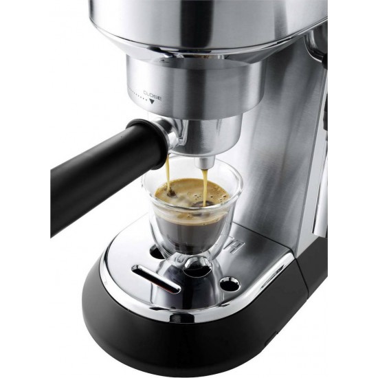 DeLonghi Dedica Style Coffee Machine (silver) (EC685.S/M)