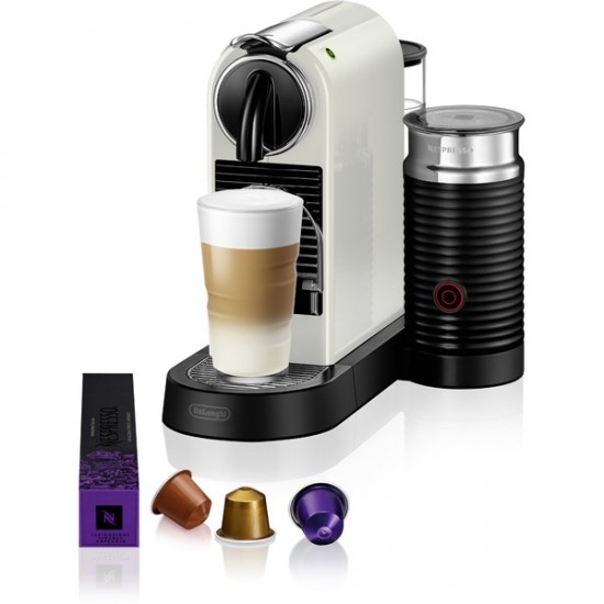 DeLonghi Nespresso Citiz EN 267.WAE Nespresso Capsule Coffee Machine (white/silver) (0132191319) DeLonghi Nespresso Citiz EN 267.WAE Nespresso Capsule Coffee Machine (white/silver) (0132191319)