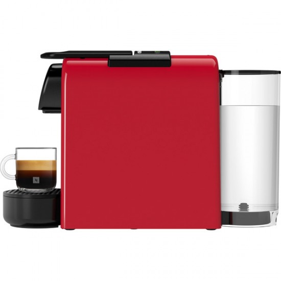 DeLonghi Nespresso Essenza Mini EN85.R Nespresso Capsule Coffee Machine (red) (EN 85.R)