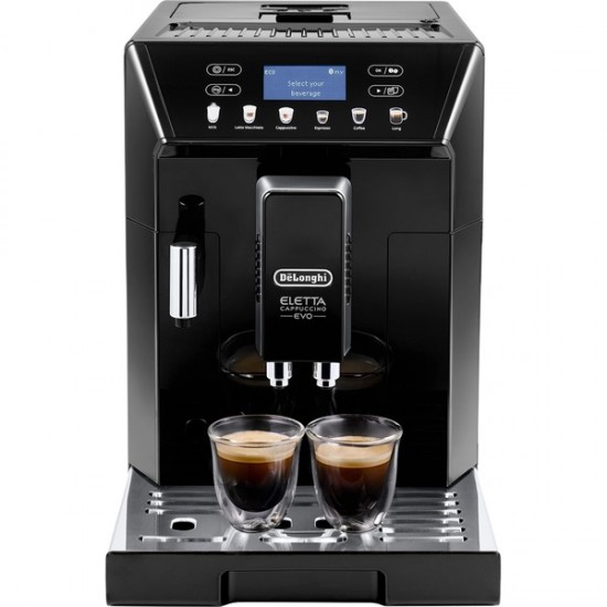 DeLonghi Eletta Cappuccino Evo ECAM46.860.B Coffee Machine (black) (0132217049)