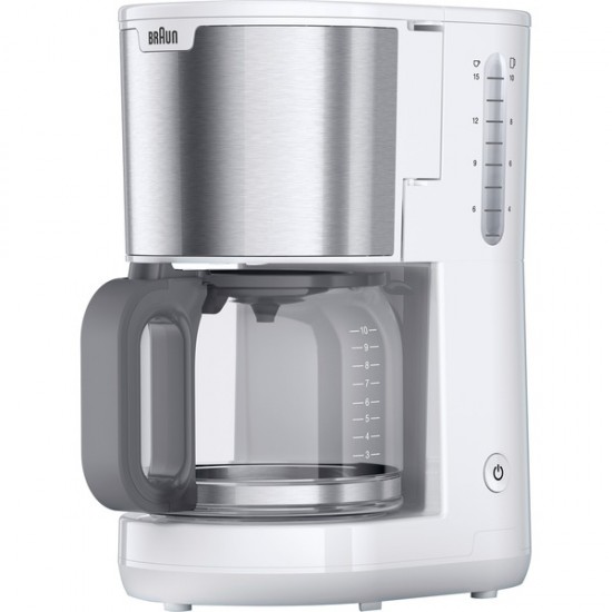 Braun PurShine KF 1500 Coffee Machine (white/stainless steel) (0X13211066)