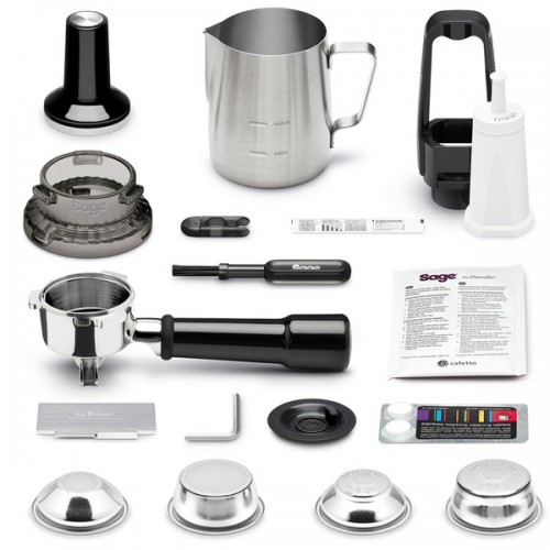 SAGE the Barista Touch Semi-Automatic Espresso Machine (stainless steel (dark)/silver (glossy)) (SES880BTR4EEU1) SAGE the Barista Touch Semi-Automatic Espresso Machine (stainless steel (dark)/silver (glossy)) (SES880BTR4EEU1)