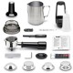 SAGE the Barista Touch Semi-Automatic Espresso Machine (stainless steel (dark)/silver (glossy)) (SES880BTR4EEU1)