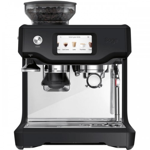SAGE the Barista Touch Semi-Automatic Espresso Machine (stainless steel (dark)/silver (glossy)) (SES880BTR4EEU1)