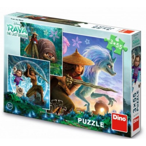 Dino Η Ραγιά & Οι Φίλοι Της 3x55 Τεμ. Παζλ (33534)