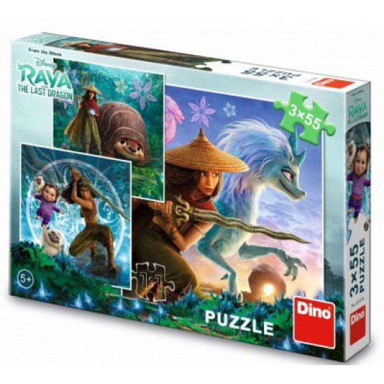 Dino Η Ραγιά & Οι Φίλοι Της 3x55 Τεμ. Παζλ (33534)
