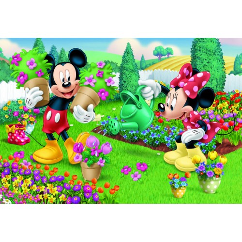 Dino Minnie Κήπος 2 x 77 Τεμ. Παζλ Dino (38611)