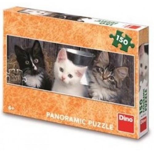Dino Τρία Γατάκια 150 Τεμ. Panoramic Παζλ (39333)