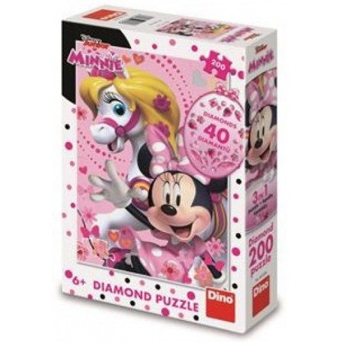 Dino Minnie Mouse 200 Τεμ. Diamond Παζλ (42220)