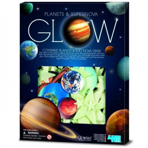 4M Toys Φωσφορούχοι Πλανήτες Super Nova (5631)