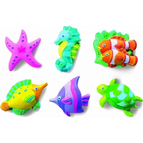4M Toys Κατασκευή Θαλάσσια Ζωή Μαγνητάκια/Καρφίτσα (3511)