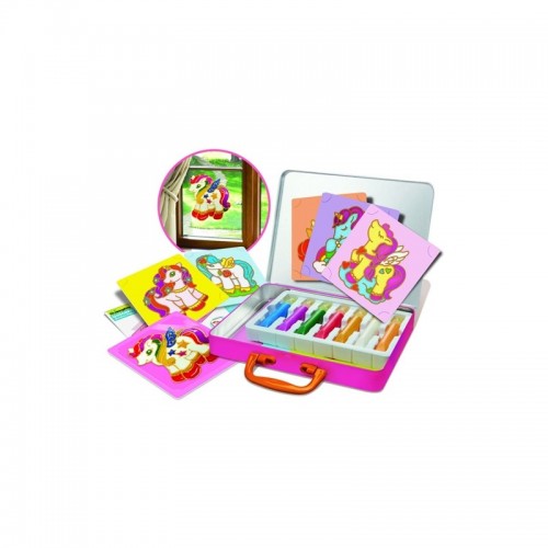 4M Toys Σετ Ζωγραφικής Σε Γυαλί Μονόκεροι (4735)