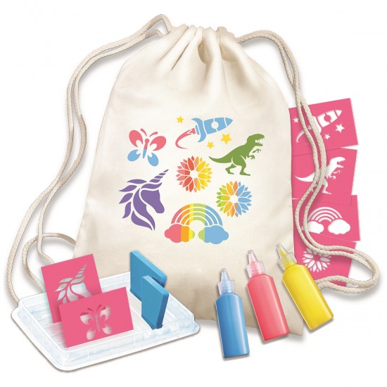 4M Toys Stencil Τσάντα Πλάτης Ζωγραφική(4M0619)