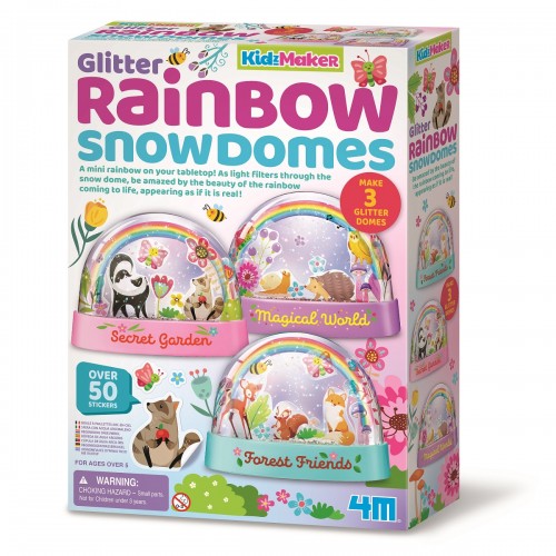 4M Toys Χιονόμπαλες Ουράνιο Τόξο Με Γκλίντερ (4M0624)