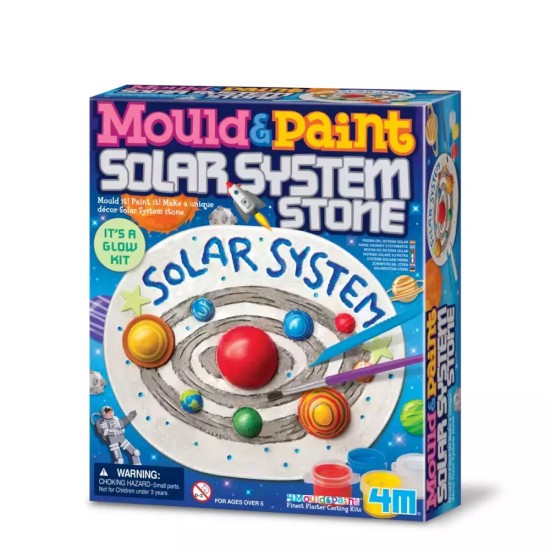 4M Toys Ηλιακό Σύστημα-Διακοσμητική Πέτρα-Κατασκευή (4M0642)